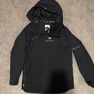 Montec Black Ski & Snowboard Jacket for Men